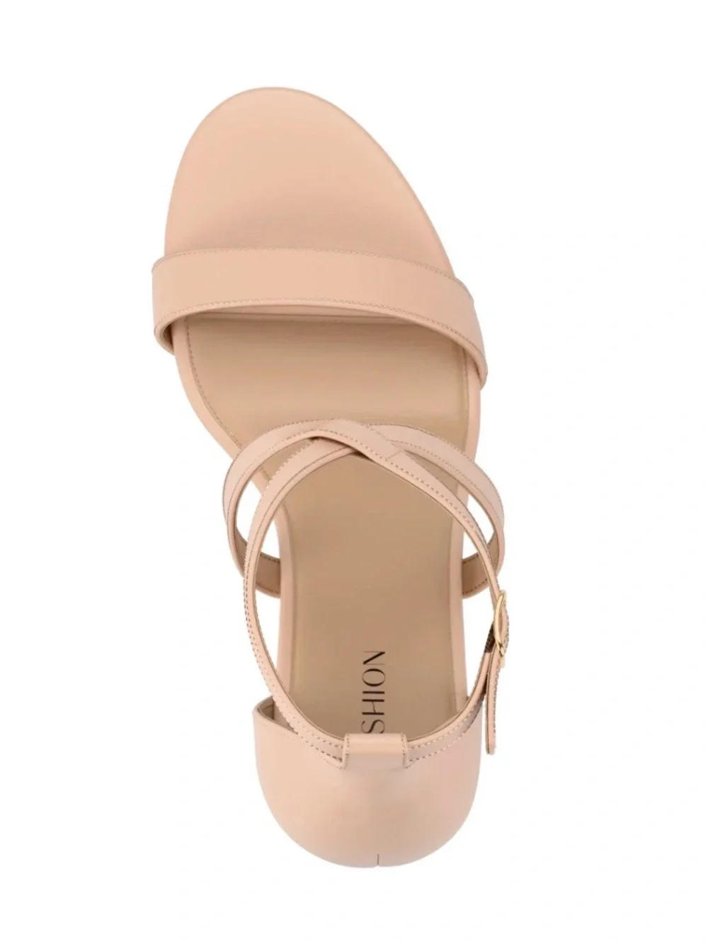 Pashion Footwear Convertible Heels Size 7.5 Sand Leather Sandals Flats